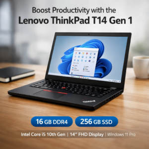 Lenovo ThinkPad T14 series Gen 1 - 16 GB DDR4 - 256 GB SSD - Intel Core i5 10th Gen 1.6 Ghz