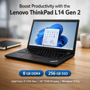 Lenovo ThinkPad L14 series Gen 2 - 8 GB DDR4 - 256 GB SSD - Intel Core i5 11th Gen 2.4 Ghz
