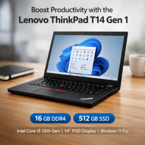 Lenovo ThinkPad T14 series Gen 1 - 16 GB DDR4 - 512 GB SSD - Intel Core i5 10th Gen 1.6 Ghz