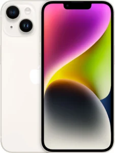 Apple iPhone 14 (6 GB / 128 GB, Starlight) – Refurbished